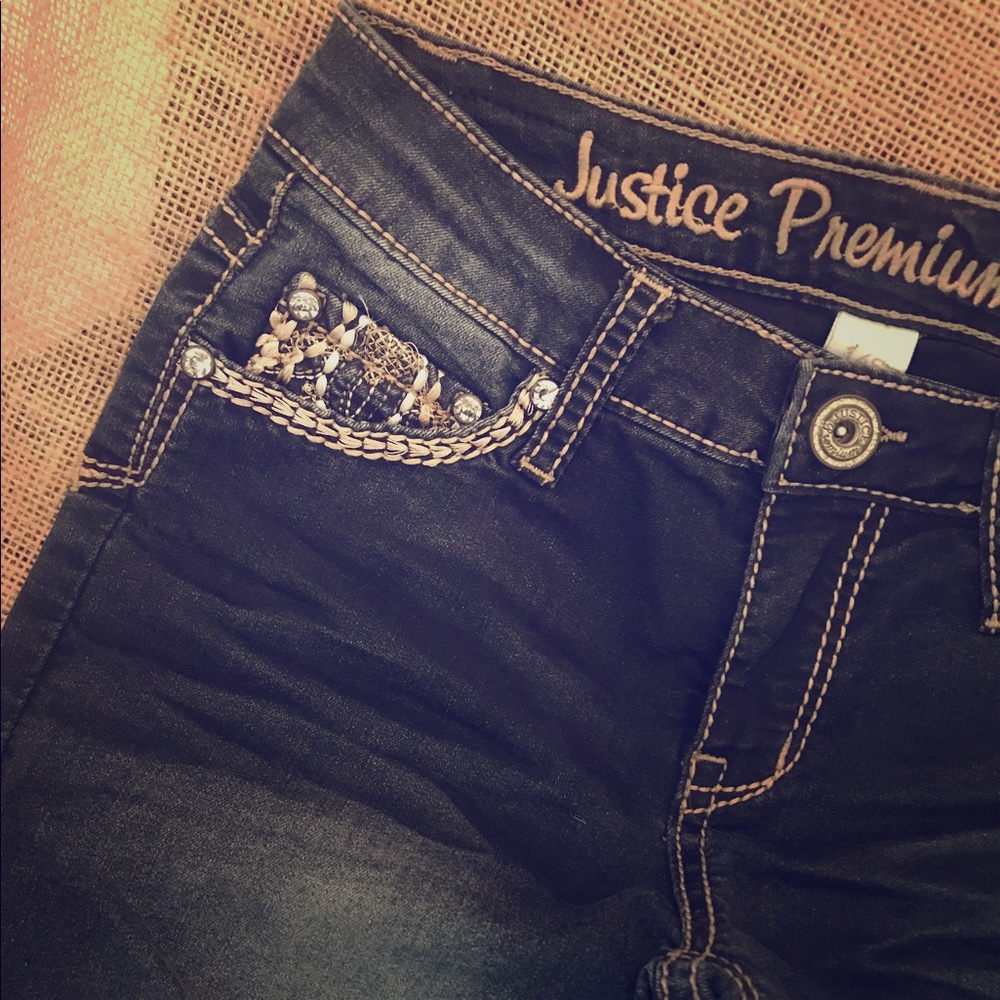 Justice Premium Jeans Super Skinny Girl’s 14 Slim
